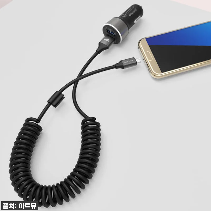 찐후기! 품절되기 전에 꼭 사야 할 스프링 마이크로5핀 고속 충전 케이블!