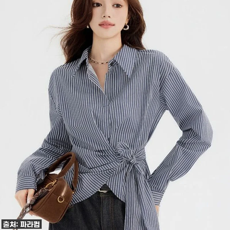 가을 필수템! 여성 스트라이프 셔츠 긴팔, 이거 하나로 스타일 끝! (내돈내산 찐후기) 8 가을 필수템! 여성 스트라이프 셔츠 관련 이미지 1