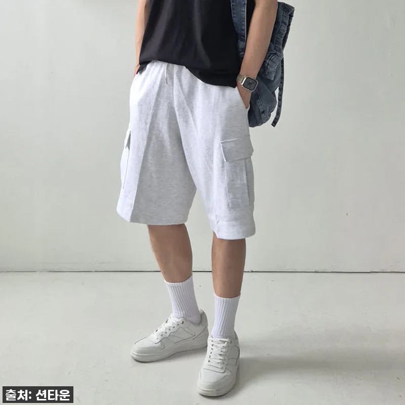 이거 찐이야! 여름 교복 등극! 남자 카고반바지, 빅사이즈 밴딩 버뮤다 팬츠 솔직 후기 5 이거 찐이야! 여름 교복 등극! 남자 관련 이미지 1