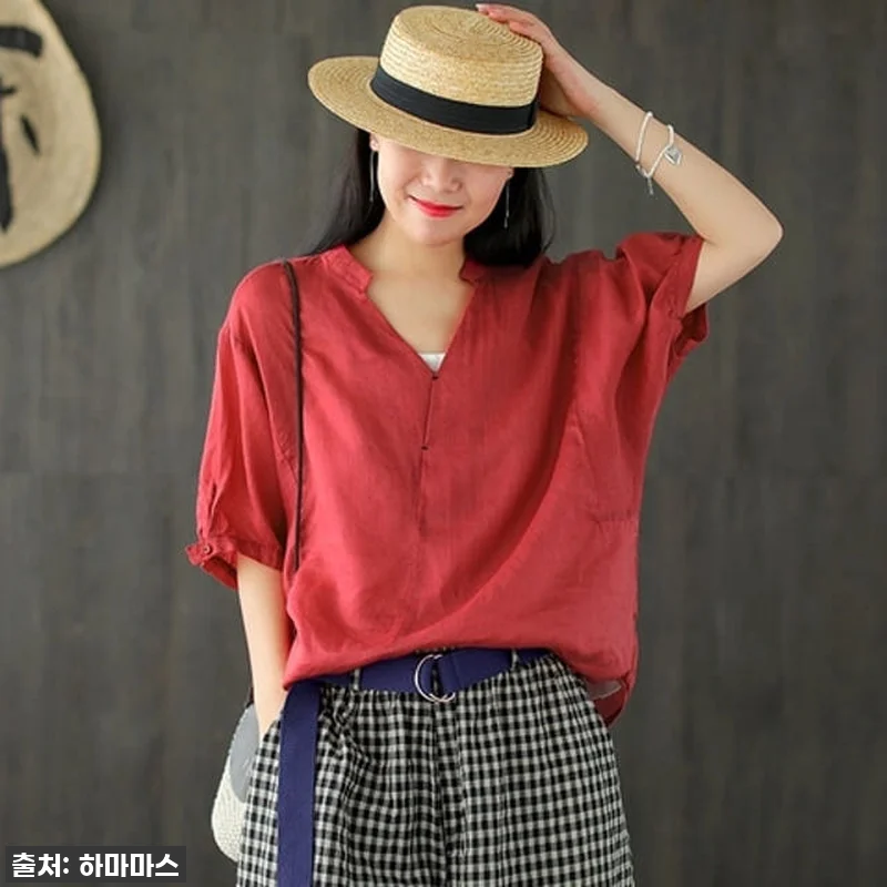 이건 무조건 사야 해! 올여름 교복 등극! '루즈핏 린넨 블라우스' 내돈내산 찐리뷰! 9 이건 무조건 사야 해! 올여름 교복 관련 이미지 3