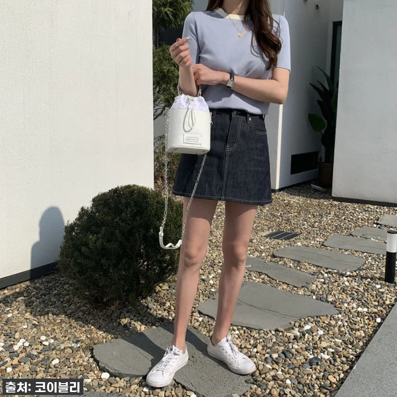 이슈템 떴다! 생지 데님 미니 스커트 관련 이미지 5