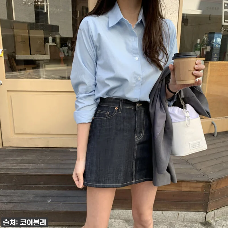 이슈템 떴다! 생지 데님 미니 스커트 관련 이미지 8