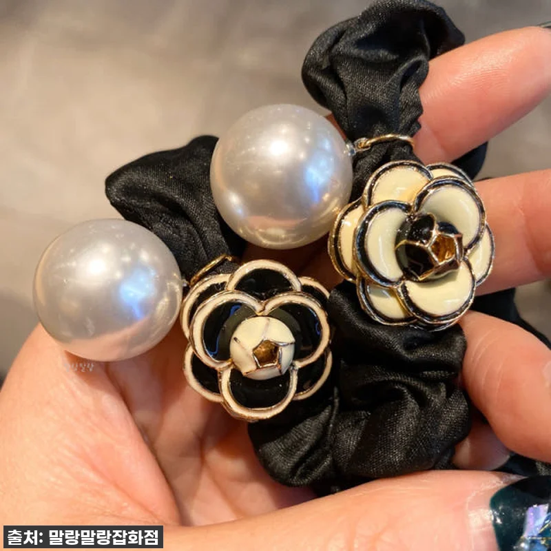 이슈템 등극! 꽃 곱창머리끈 진주 스 관련 이미지 1