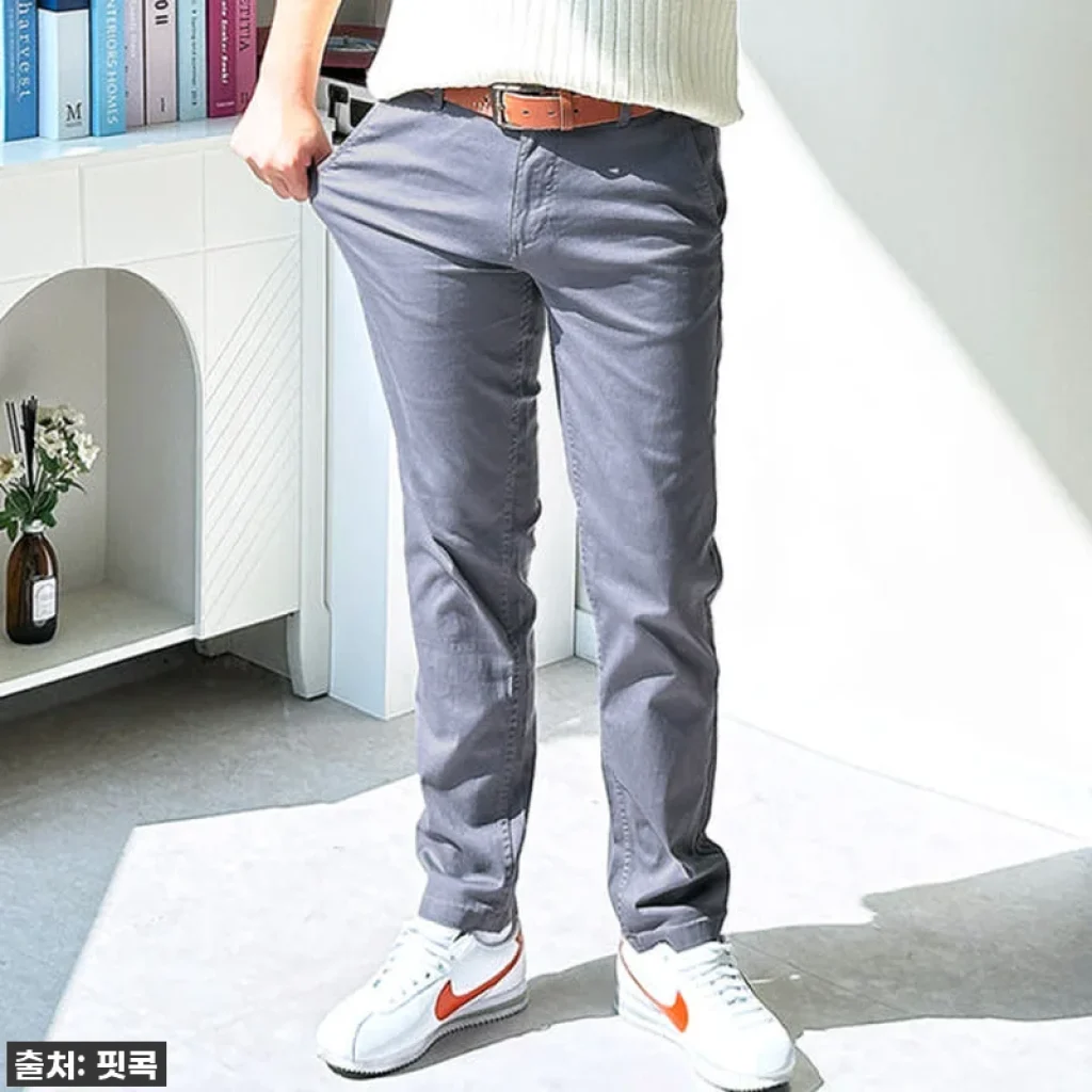 이 가격 실화? 남자 면바지 치노팬츠 스판 빅사이즈, 이번 기회 놓치면 후회할 걸!