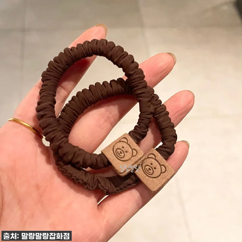 미니 곱창밴드 스크런치 안아픈머리끈 곰돌이 고무줄 13 미니 곱창밴드 스크런치 안아픈머리끈 관련 이미지 1