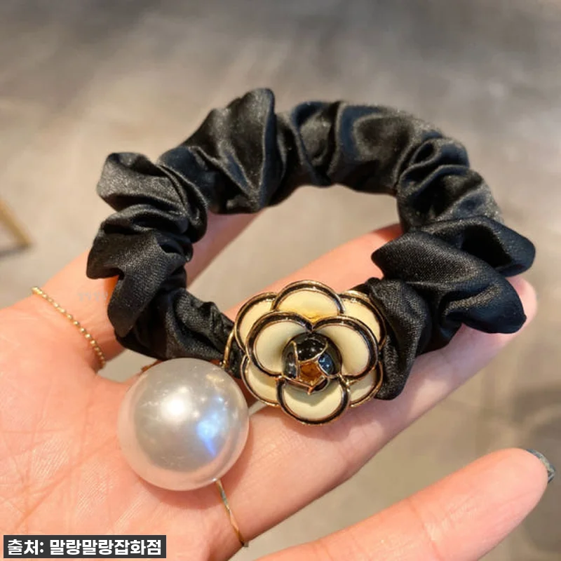 이슈템 등극! 꽃 곱창머리끈 진주 스 관련 이미지 2
