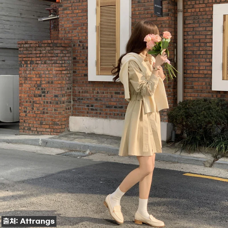 이슈템 등극! 메리 워싱 코튼 A라인 셔츠 원피스, 찐내돈내산 후기! 가을 데일리룩 종결템! 13 이슈템 등극! 메리 워싱 코튼 A라인 관련 이미지 3