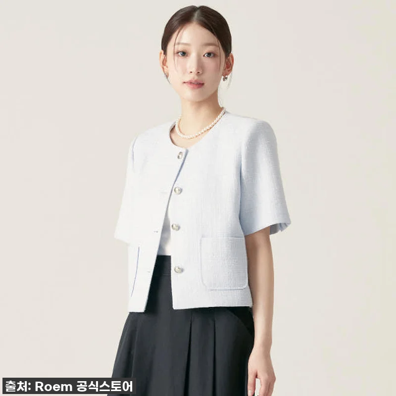 이 가격에 이 퀄리티?! 로엠 트위드 반팔 자켓, 이건 무조건 사야 할 #품절임박템! 11 이 가격에 이 퀄리티?! 로엠 트위드 관련 이미지 3