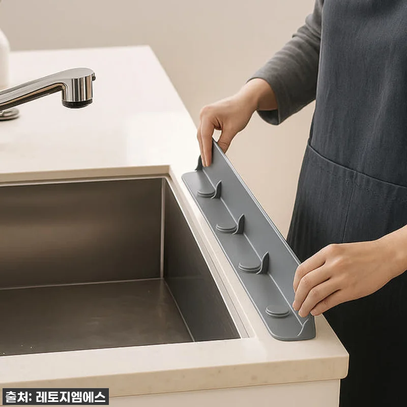 찐후기: 레토 실리콘 싱크대 물막이, 관련 이미지 3