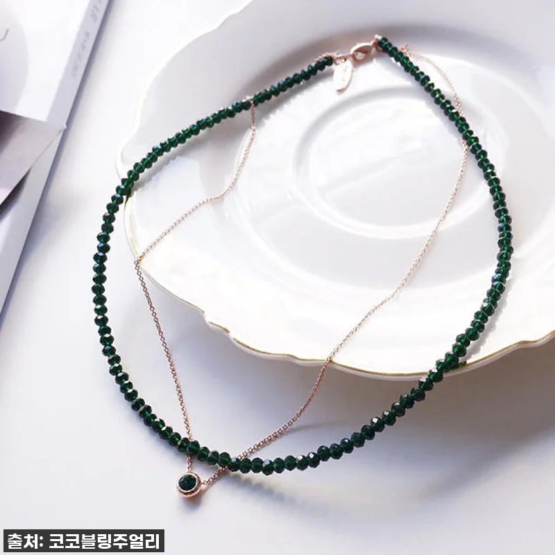 💚영롱 그 자체! 에메랄드 딥그린 초커, 레이어드까지 완벽한 인생템 발견! (feat. 찐할인 꿀팁) 10 💚영롱 그 자체! 에메랄드 딥그린 초 관련 이미지 4