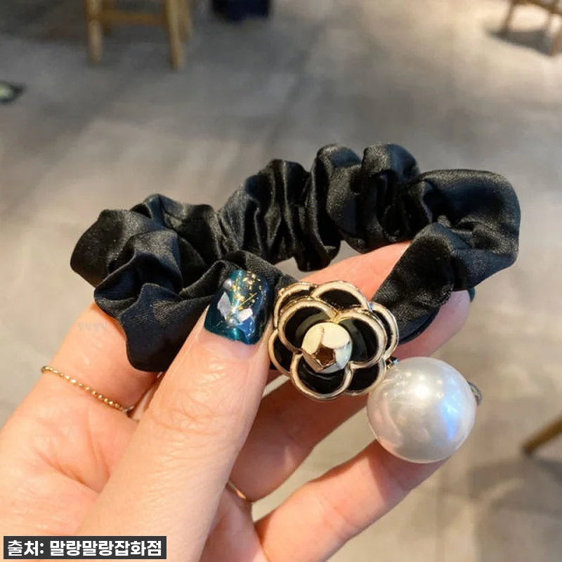 이슈템 등극! 꽃 곱창머리끈 진주 스 관련 이미지 4