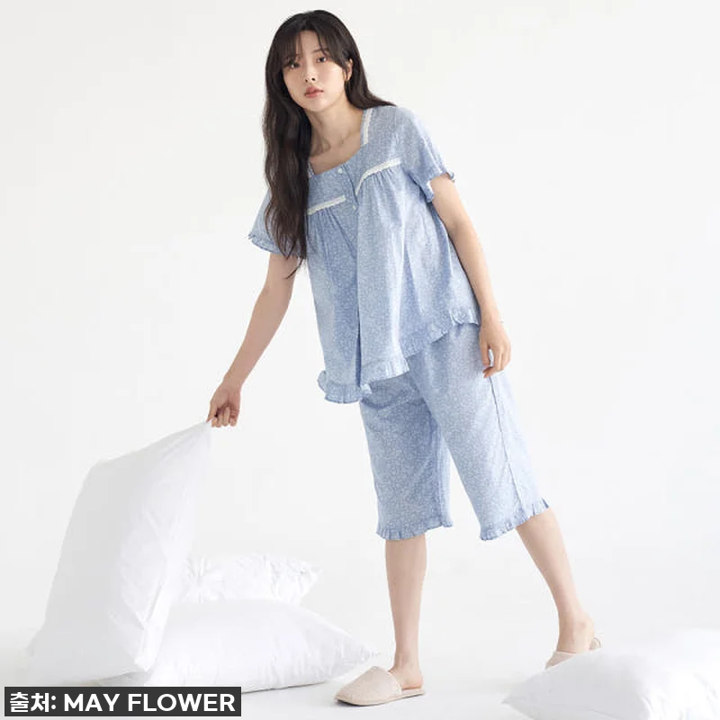 찐내돈내산 후기! 블루퓨어 스퀘어 순면 여성 반팔 빅사이즈 잠옷 세트, 편안함 끝판왕! 15 찐내돈내산 후기! 블루퓨어 스퀘어 순 관련 이미지 4