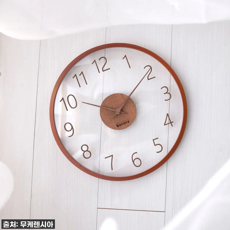 우리 집 분위기 업! '바나나공방 300 유리나무 무소음 벽시계' 직접 달아본 찐후기 11 우리 집 분위기 업! '바나나공방 3 관련 이미지 4