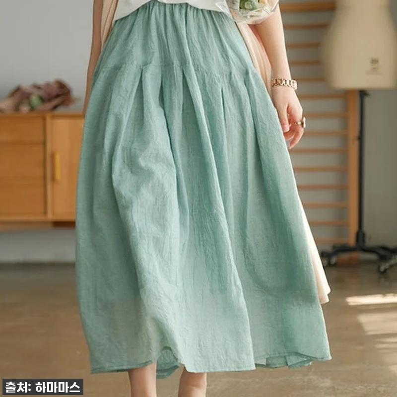 인생템 등극! 밴딩스커트 A라인 봄치 관련 이미지 5