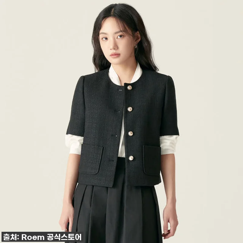 이 가격에 이 퀄리티?! 로엠 트위드 반팔 자켓, 이건 무조건 사야 할 #품절임박템! 13 이 가격에 이 퀄리티?! 로엠 트위드 관련 이미지 5