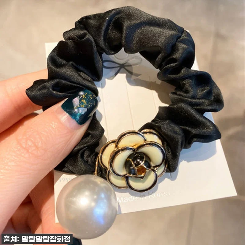 이슈템 등극! 꽃 곱창머리끈 진주 스 관련 이미지 6