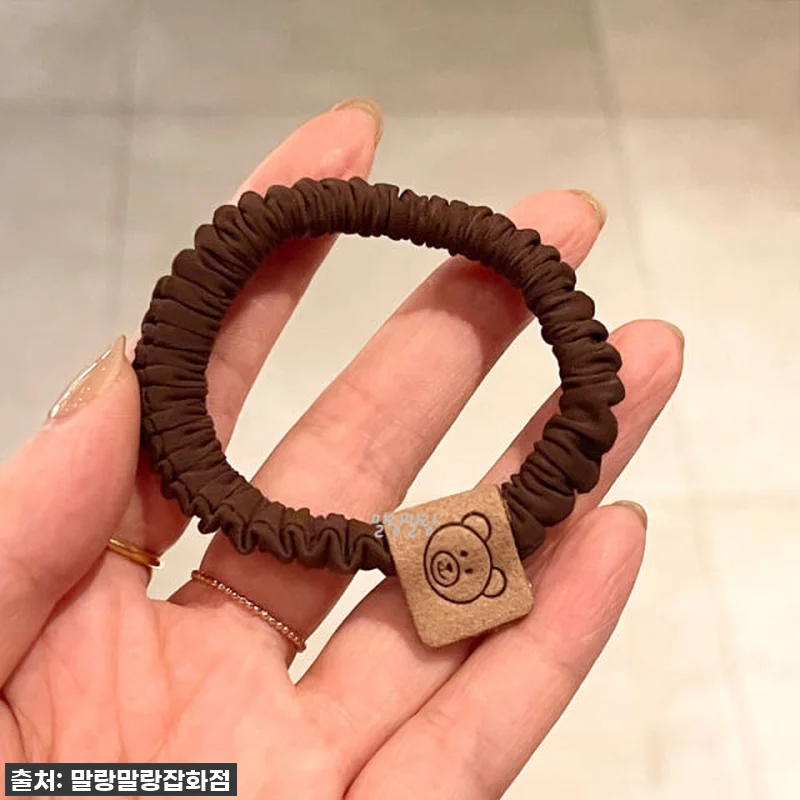 미니 곱창밴드 스크런치 안아픈머리끈 곰돌이 고무줄 18 미니 곱창밴드 스크런치 안아픈머리끈 관련 이미지 6