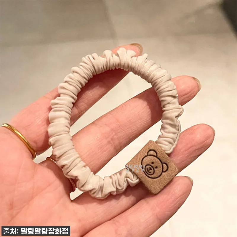 미니 곱창밴드 스크런치 안아픈머리끈 곰돌이 고무줄 19 미니 곱창밴드 스크런치 안아픈머리끈 관련 이미지 7