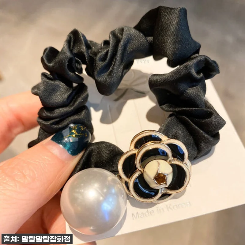 이슈템 등극! 꽃 곱창머리끈 진주 스 관련 이미지 8