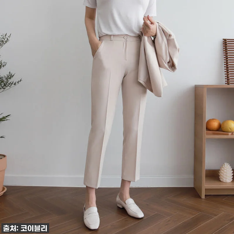 봄 가을 여성정장 세트 바지 여자셋업수트 면접복장 여자세미정장 투피스 블랙 핑크 18 봄 가을 여성정장 세트 바지 여자셋업 관련 이미지 8