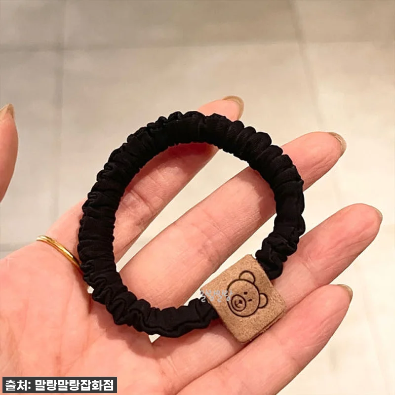 미니 곱창밴드 스크런치 안아픈머리끈 곰돌이 고무줄 20 미니 곱창밴드 스크런치 안아픈머리끈 관련 이미지 8