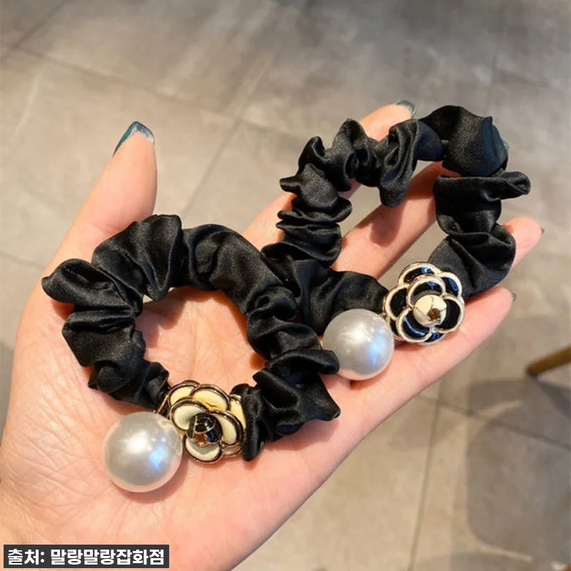 이슈템 등극! 꽃 곱창머리끈 진주 스 관련 이미지 9