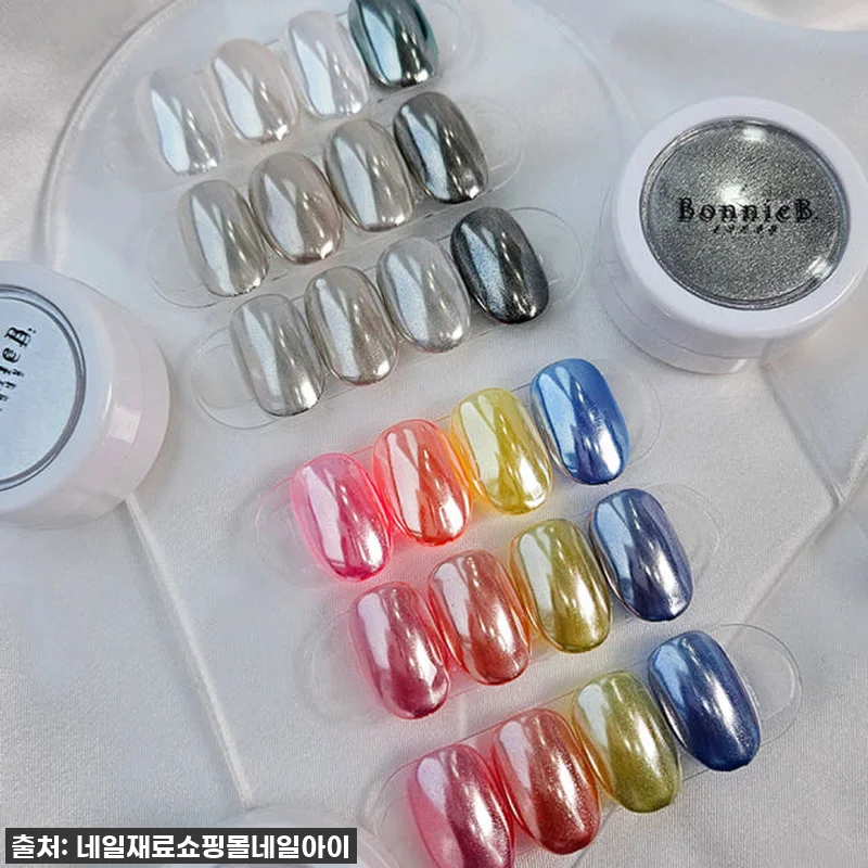 영롱함 끝판왕! 보니비 메탈실버 파우더 얼음네일, 내 손톱에 웨딩드레스 입힌 찐후기! ✨ 21 영롱함 끝판왕! 보니비 메탈실버 파우 관련 이미지 9