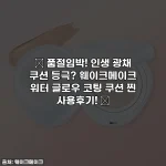 ✨ 품절임박! 인생 광채 쿠션 등극? 웨이크메이크 워터 글로우 코팅 쿠션 찐 사용후기! ✨