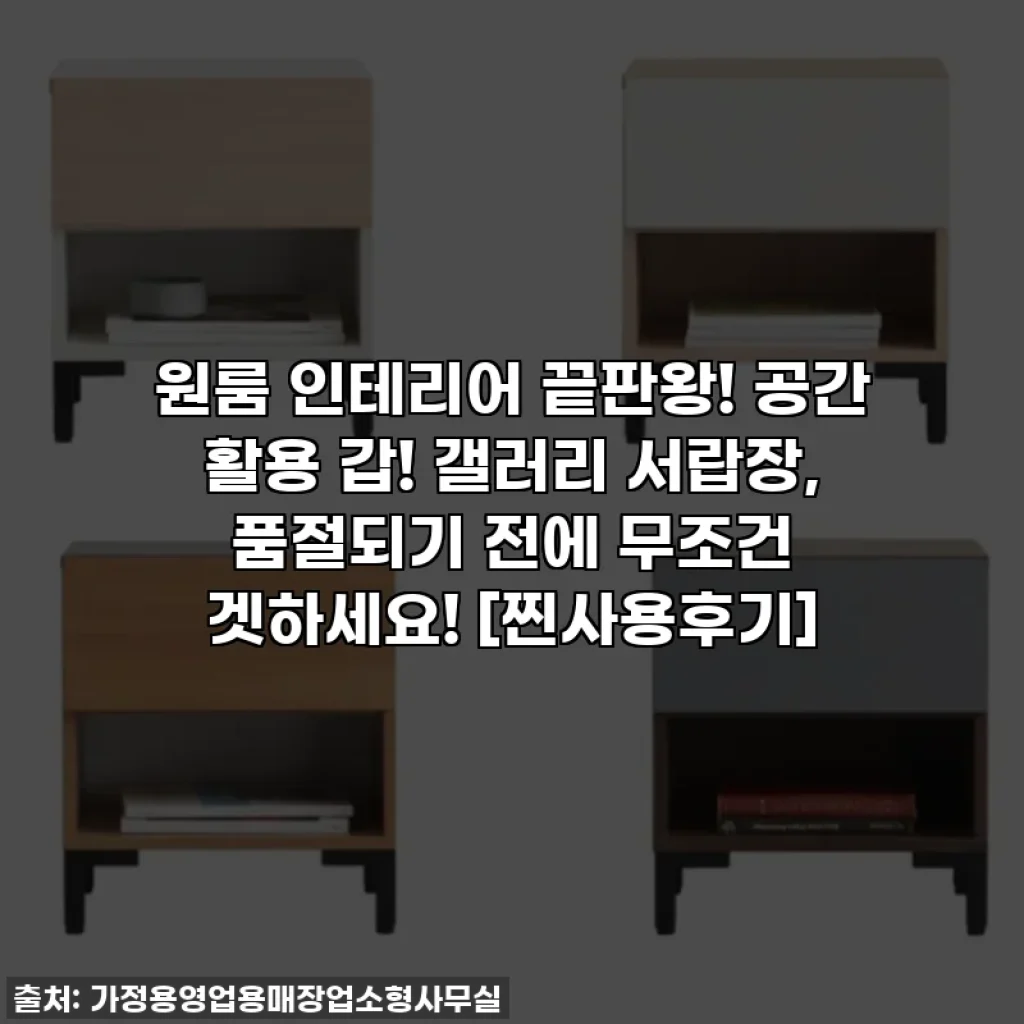 원룸 인테리어 끝판왕! 공간 활용 갑! 갤러리 서랍장, 품절되기 전에 무조건 겟하세요! [찐사용후기]