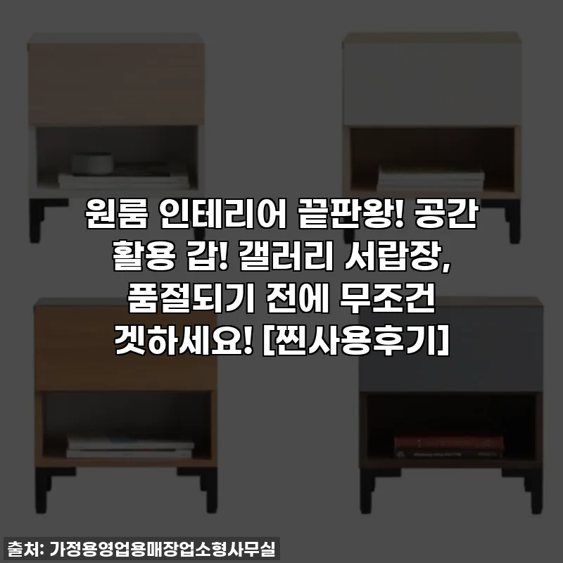 원룸 인테리어 끝판왕! 공간 활용 갑! 갤러리 서랍장, 품절되기 전에 무조건 겟하세요! [찐사용후기]