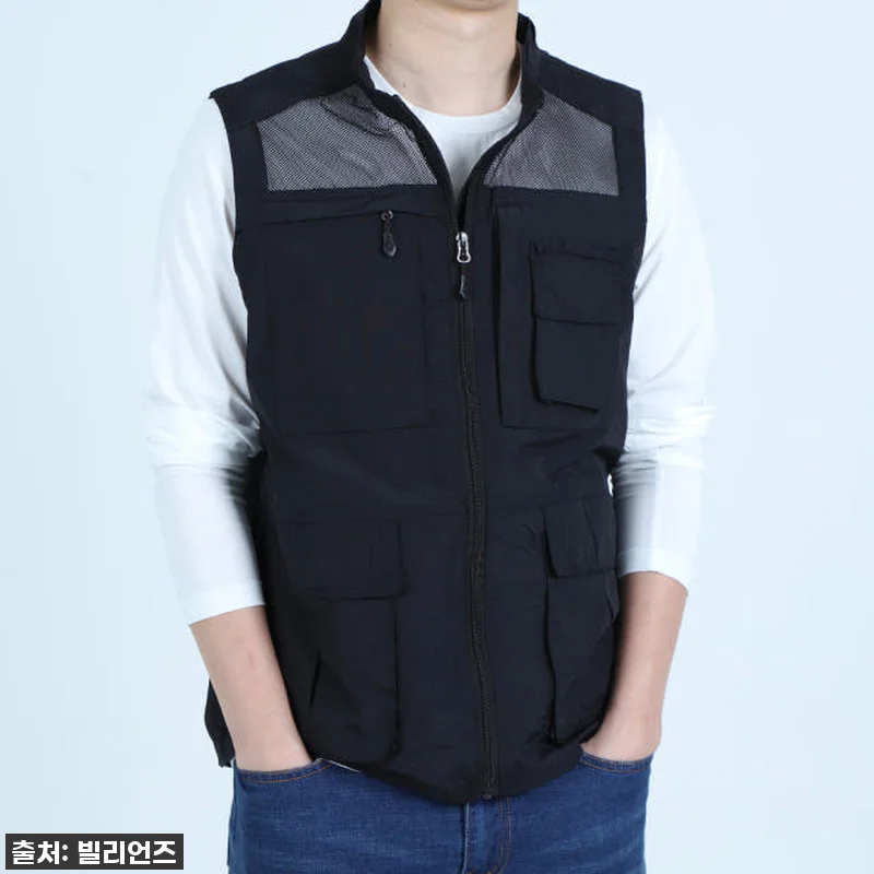 남자 여름 작업조끼 노가다조끼 빅사이 관련 이미지 5