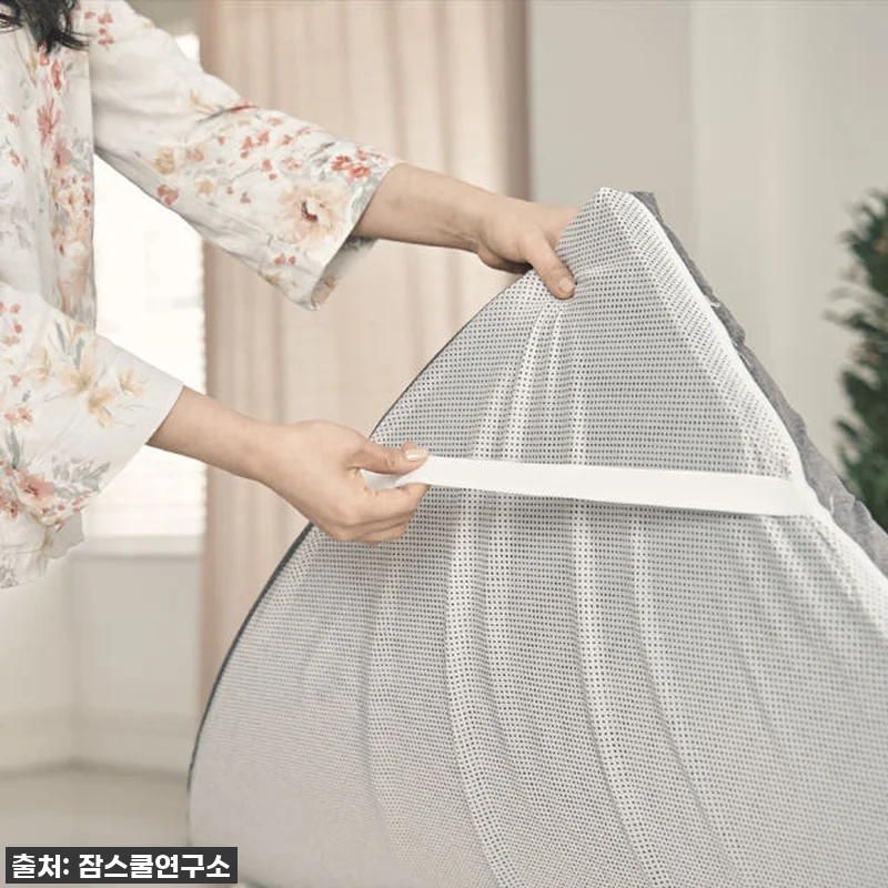 잠스쿨 떡실신 토퍼매트리스 접이식 침 관련 이미지 6