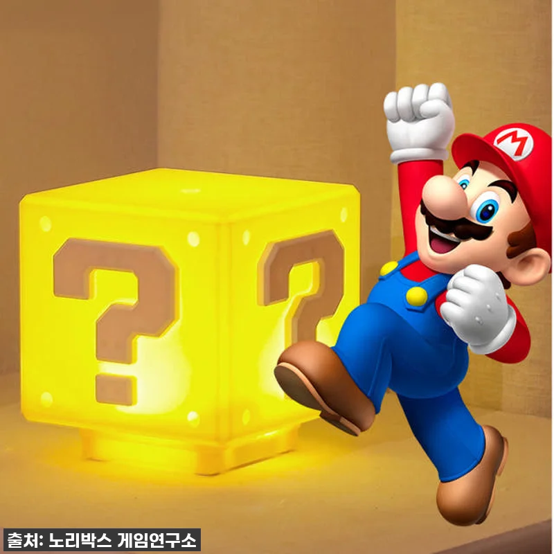 찐후기: 슈퍼마리오 럭키블럭 무드등, 관련 이미지 10