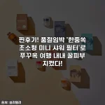 찐후기! 품절임박 '한줌쏙 초소형 미니 샤워 필터'로 푸꾸옥 여행 내내 꿀피부 지켰다!
