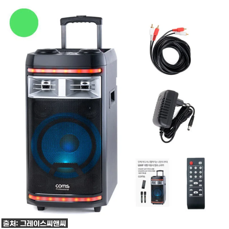 이동식 블루투스 앰프 CR400PBS 관련 이미지 1