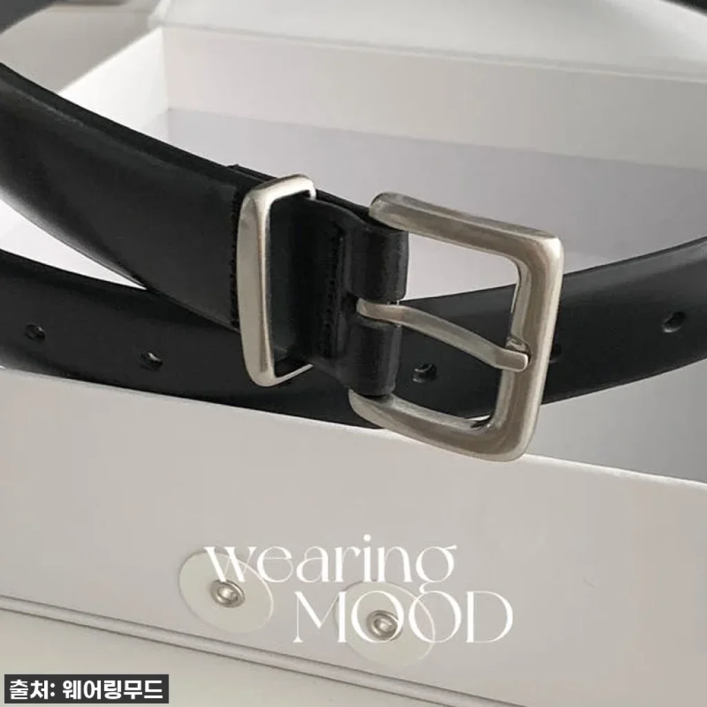지금 안 사면 후회! ✨ 품절임박! '웨어링무드 볼드 레더 벨트' 내돈내산 찐후기 (블랙)