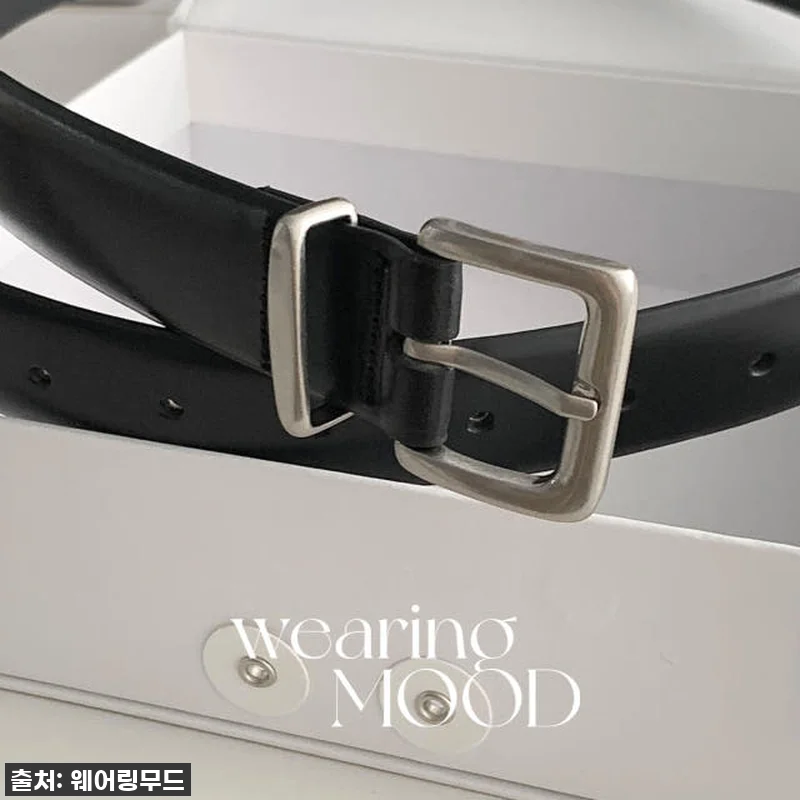 지금 안 사면 후회! ✨ 품절임박! '웨어링무드 볼드 레더 벨트' 내돈내산 찐후기 (블랙)