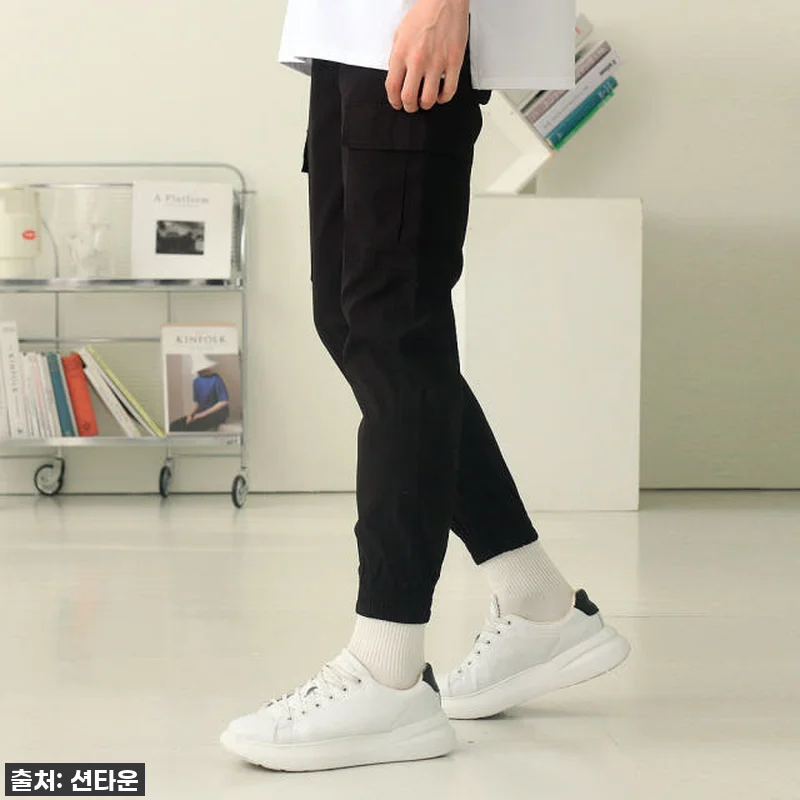 1+1 남자조거팬츠 카고팬츠 밴딩 남 관련 이미지 1