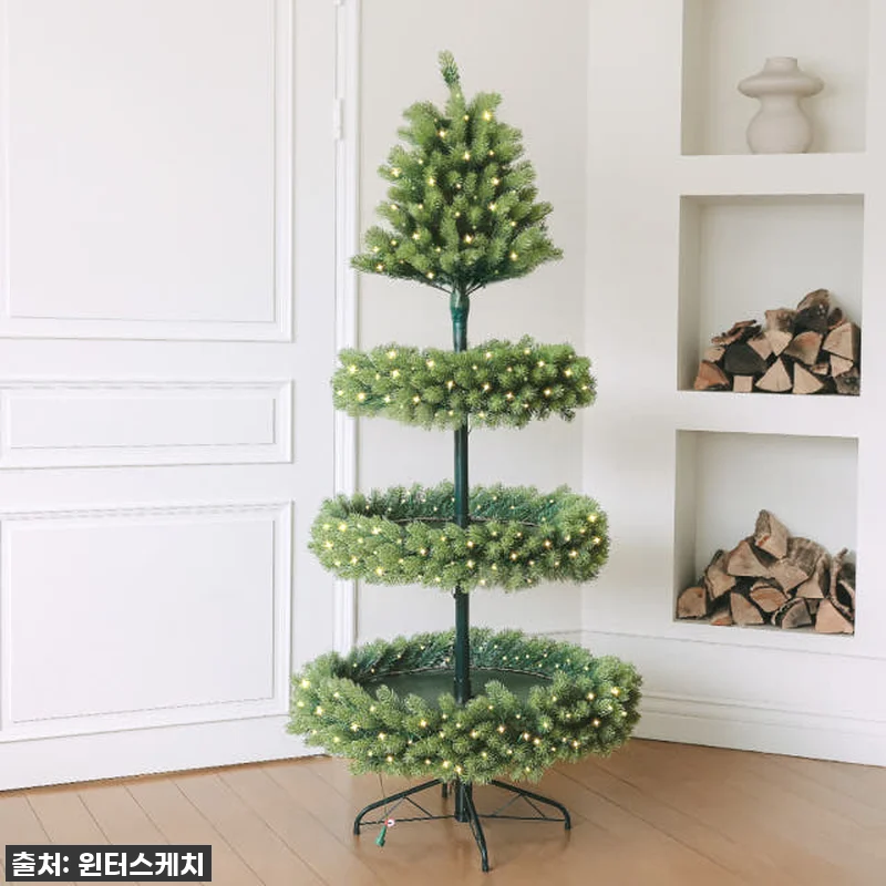 역대급 할인가 놓치면 후회! 윈터스케치 티니월드 180cm 회전 트리, 직접 사용해보니 왜 다들 극찬하는지 알겠어요!