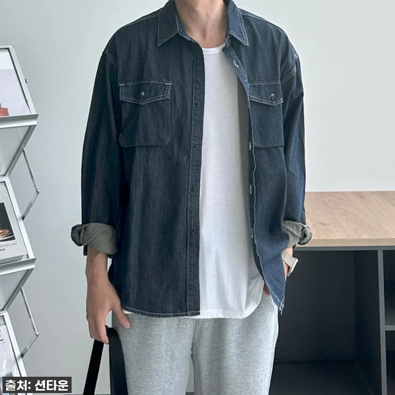 이슈템 등극! '남자 청남방 오버핏 관련 이미지 2