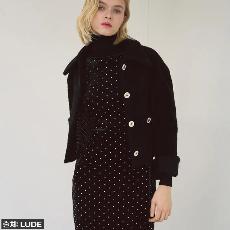 루드 울 부클 숏 코트 L22WFJK 관련 이미지 3