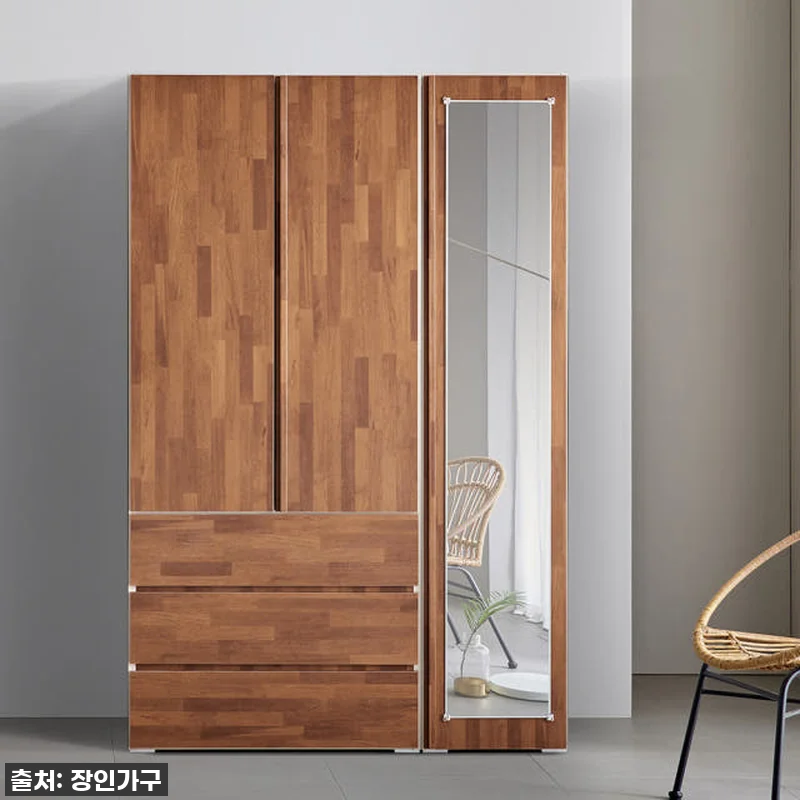 장인가구 탐스 전신거울 3단 서랍옷장 관련 이미지 4