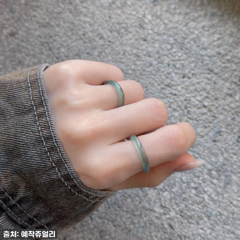 찐후기! A 제이드 비취 옥반지 아쿠 관련 이미지 8