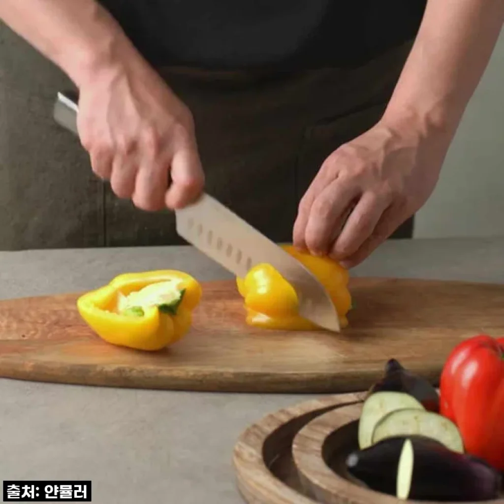 주방의 품격을 높이는 현명한 선택! 얀뮬러 스퀘어 일체형 주방칼 세트, 이 가격 실화인가요?!