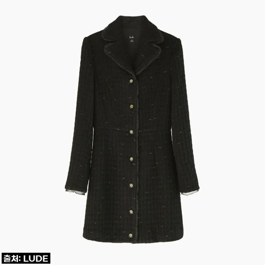 루드 울 트위드 미니 원피스, 찐후기 ✨ 롱 버전 고민했던 분들, 이거 무조건이에요!