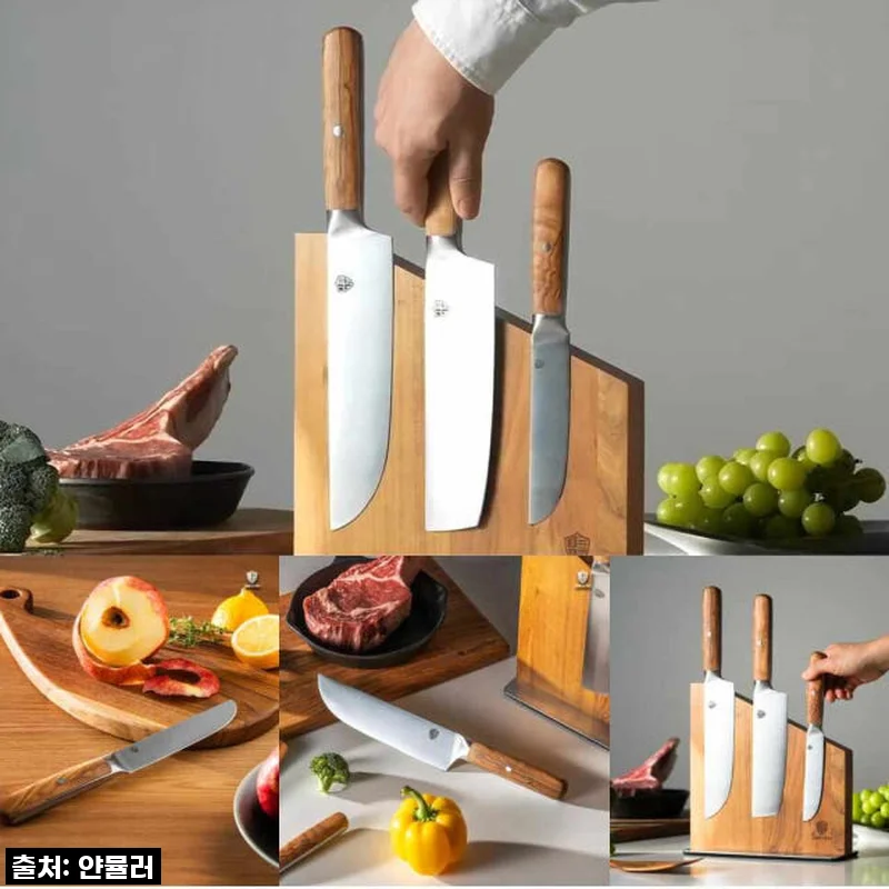얀뮬러 주방칼 3종 세트, 이 가격 실화? 주방 분위기 대변신템! 이건 무조건 쟁여야 해!