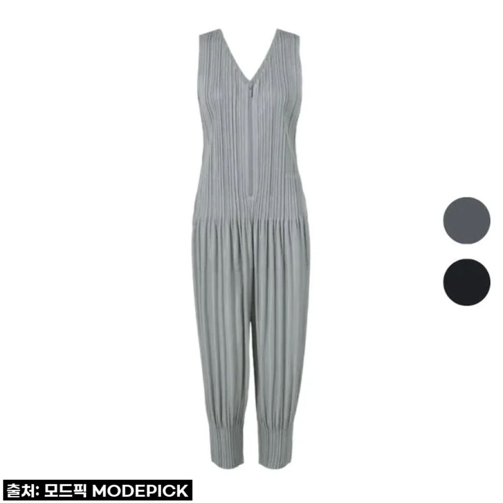 인생점프슈트 등극! 플리츠플리즈 FLUFFY BASICS JI404, 이 가격에 놓치면 후회각!