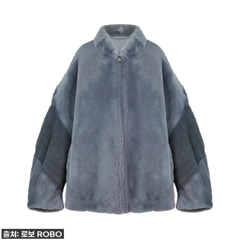 로보 밍크 콤비 무스탕 하프 코트, 관련 이미지 1