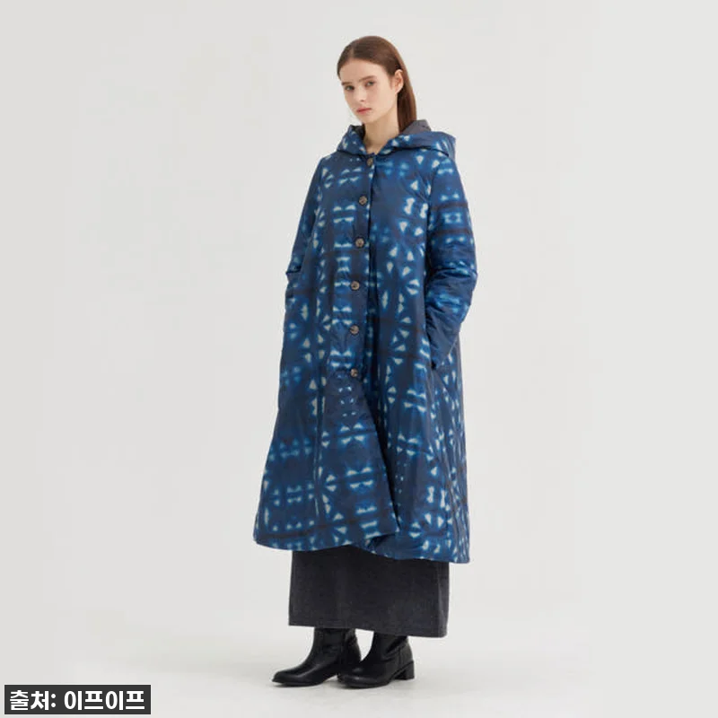 크램38 볼리비아 블루 패턴 패딩, 관련 이미지 1