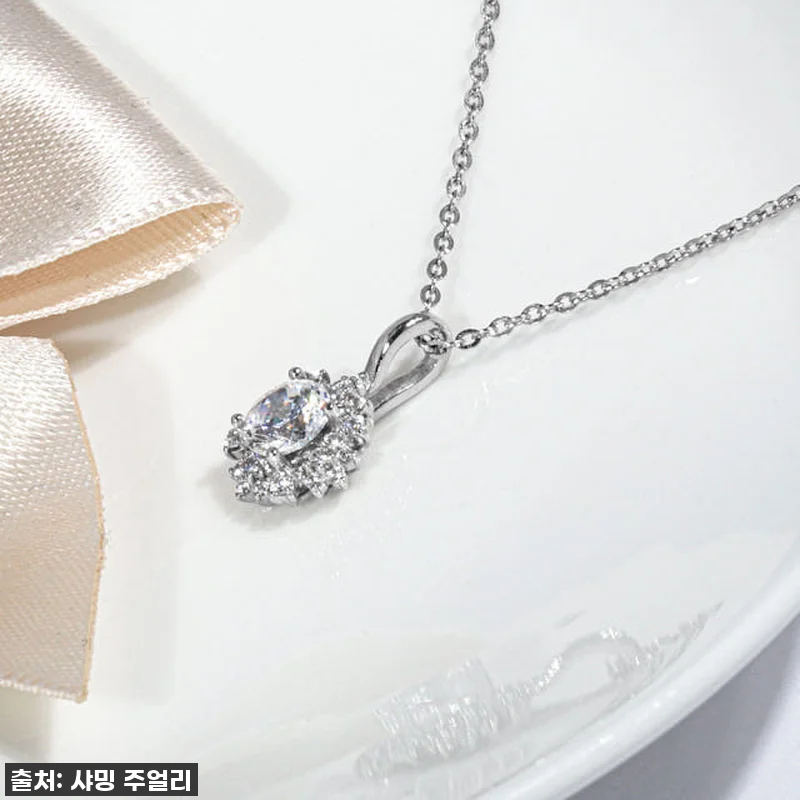5부 다이아 목걸이 천연 우신 G V 관련 이미지 1